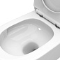 Унитаз подвесной безободковый с сиденьем и смывом ТОРНАДО BelBagno КОНТУР (TRE-TOR) BB5180CH-TOR/SC