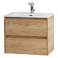 Тумба с раковиной подвесная Belbagno KRAFT 39-500, Rovere Nebrasca Nature, 510х390х515, KRAFT 39-500/390-2C-SO-RNN/BB500/390ETL