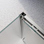 Душевой уголок BelBagno LUCE-AH-1-120/90-P-Cr рифлёное стекло, профиль хром