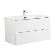 Тумба с раковиной подвесная Belbagno ETNA 1000, Bianco Opaco, 1010х460х515, ETNA-1000-2C-SO-BO-P/BB1000ETL