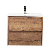 Тумба с раковиной подвесная Belbagno KRAFT 600, Rovere Tabacco, 610х460х515, KRAFT-600-2C-SO-RT/BB600ETL