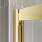 Душевой уголок BelBagno LUCE-A-2-80-C-ORO прозрачное стекло, профиль глянцевое золото