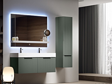 Колонна подвесная Cezares PLISSE PREMIUM 35x38x150 Grigio nuvola 55509 реверсивная