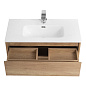 Тумба с раковиной подвесная Belbagno KRAFT 39-800, Rovere Nebrasca Nature, 810х390х515, KRAFT 39-800/390-2C-SO-RNN/BB800/390ETL