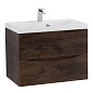 Тумба с раковиной подвесная BelBagno Marino 600, Rovere Moro, 600x450x500, MARINO-600-2C-SO-RW-P/BB600/450-LV-MR-AST