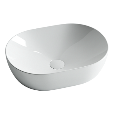 Умывальник чаша накладная овальная Ceramica Nova Element 480*350*130мм
