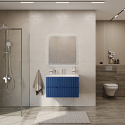 Тумба подвесная с керамической раковиной, CEZARES DUET-N, 80 см Sapfiro DUET-N-800-2C-SO-SPF-P+CZR-8073-80