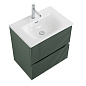 Тумба с раковиной подвесная BelBagno UNO-MINI-500-2C-SO-VO Еловый матовый, раковина белая BB-8099-3-50