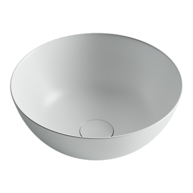 Умывальник чаша накладная круглая (цвет Белый Матовый) Ceramica Nova Element 358*358*155мм
