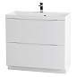 Тумба с раковиной напольная BelBagno MARINO 80 Bianco Lucido, MARINO-800-2C-PIA-BL-P/BB800/450-LV-MR-AST