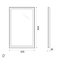 Зеркало BelBagno SPC-GRT-500-800-LED-BTN