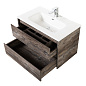 Тумба с раковиной подвесная Belbagno KRAFT 1000, Pino Pasadena, 1010х460х515, KRAFT-1000-2C-SO-PP/LOV-1000-LVB
