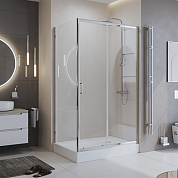 Душевой уголок BELBAGNO UNO-195-AH-1-130/90-C-Cr