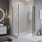 Душевой уголок BELBAGNO UNO-195-AH-1-130/90-C-Cr