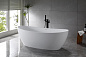 Ванна из искусственного камня Solid Surface 1800x850x635, BELBAGNO BB-UNIQUE-180-85-64-SSB белая матовая 