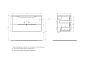 Тумба с раковиной подвесная BelBagno Marino 1000 , Bianco Opaco, 1000x445x500, MARINO-1000-2C-SO-BO-P/BB1000/445-LV-MR-PR