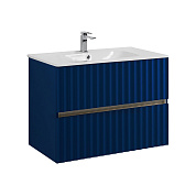 ELEGANT База под раковину подвесная с двумя выкатными ящиками, 80 см AM-ELEGANT-800-2C-SO-SA-P сапфир