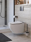 Унитаз подвесной безободковый с сиденьем и смывом ТОРНАДО BelBagno МАРИНА (MARINO-TOR) BB7026CH-TOR/SC