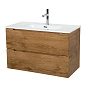 Тумба с раковиной подвесная Belbagno ETNA 39-800, Rovere Nature, 810х390х515, ETNA39-800/390-2C-SO-RN-P/BB800/390ETL
