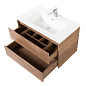 Тумба с раковиной подвесная Belbagno KRAFT 900, Rovere Tabacco, 910х460х515, KRAFT-900-2C-SO-RT/BB900ETL