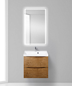 Тумба с раковиной подвесная BelBagno Marino 600, Rovere Nature, 600x450x500, MARINO-600-2C-SO-RN-P/BB600/450-LV-MR-AST