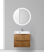 Тумба с раковиной подвесная BelBagno Marino 650 Rovere Nature, 650x450x530, MARINO-650-2C-SO-RN-P/BB650/450-LV-MR-PR