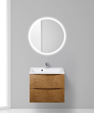 Тумба с раковиной подвесная BelBagno Marino 650 Rovere Nature, 650x450x530, MARINO-650-2C-SO-RN-P/BB650/450-LV-MR-PR