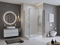 Душевой уголок BELBAGNO UNO-195-AH-1-130/90-C-Cr