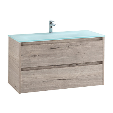 Тумба с раковиной подвесная Belbagno KRAFT 800, Rovere Galifax Bianco, 810х460х515, KRAFT-800-2C-SO-RGB/BB810/465-LV-VTR-BO