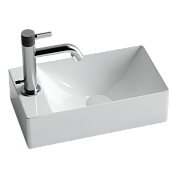 Умывальник подвесной, отверстие под смеситель L Ceramica Nova Element 375*215*100 CN5008