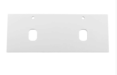 Столешница из МДФ под 2 накладные раковины Belbagno 1204x462x19 Bianco Opaco EK-120-2-BO