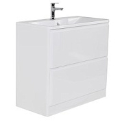 Тумба напольная с раковиной из литьевого мрамора BelBagno ALBANO 70 Bianco Lucido