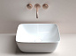 Умывальник чаша Ceramica Nova FORM накладная квадратная 410*410*145мм