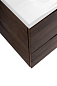 Тумба с раковиной подвесная BelBagno Marino 1000 , Rovere Moro, 1000x445x500, MARINO-1000-2C-SO-RW-P/BB1000/445-LV-MR-PR