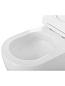 Унитаз приставной безободковый с сиденьем и смывом ТОРНАДО BelBagno СФЕРА (SFERA-R) BB2141CB-TOR/SC