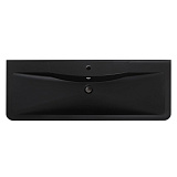 Раковина из литьевого мрамора Belbagno 1200х455х145, BB1200/455-LV-ART-ALR-NERO