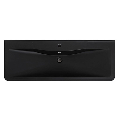 Раковина из литьевого мрамора Belbagno 1200х455х145, BB1200/455-LV-ART-ALR-NERO