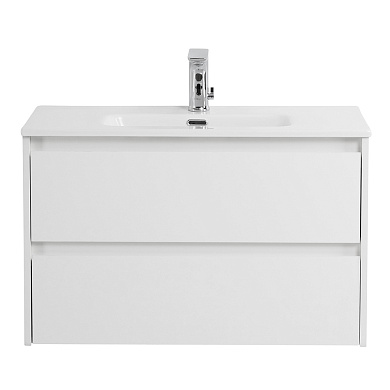 Тумба с раковиной подвесная Belbagno KRAFT 39-800, Bianco Opaco, 810х390х515, KRAFT 39-800/390-2C-SO-BO/BB800/390ETL