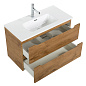 Тумба с раковиной подвесная Belbagno ETNA 39-800, Rovere Nature, 810х390х515, ETNA39-800/390-2C-SO-RN-P/BB800/390ETL
