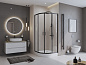 Душевой уголок BelBagno UNO-195-R-2-100-C-NERO
