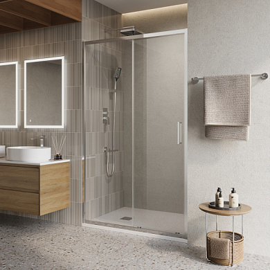 Душевая дверь в нишу BelBagno LUCE-BF-1-150-C-Cr