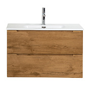 Тумба с раковиной подвесная Belbagno ETNA 39-800, Rovere Nature, 810х390х515, ETNA39-800/390-2C-SO-RN-P/BB800/390ETL
