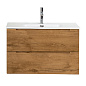 Тумба с раковиной подвесная Belbagno ETNA 39-800, Rovere Nature, 810х390х515, ETNA39-800/390-2C-SO-RN-P/BB800/390ETL