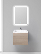 Тумба с накладной раковиной для ванной комнаты BelBagno Etna 60 см Rovere Grigio