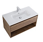 Тумба с раковиной подвесная Belbagno KRAFT 900, Rovere Tabacco, 900x460x500, KRAFT-900-1C-SO-RT/BB900ETL