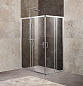 Душевой уголок BELBAGNO UNIQUE-AH-2-100/115-75/90-P-Cr