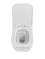 Унитаз подвесной безободковый с сиденьем и смывом ТОРНАДО BelBagno СТРУКТУРА (KRAFT-TOR) BB7106CH-TOR/SC
