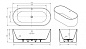 Ванна акриловая отдельностоящая Belbagno BB705-1700-800