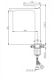 Смеситель для раковины BELBAGNO LUCE LUC-LMC-NERO-W0