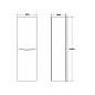 Колонна подвесная, Belbagno Luce 350x350x1500, Stone, LUCE-1350-2A-SC-PT